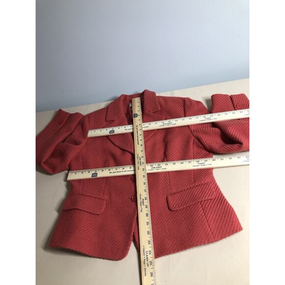 Loft Women Jacket 16 Mob Wife 3 Buttons Front Office Siren Lined Lapel Tweed - Picture 6 of 7